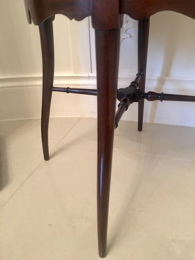Antique Victorian Mahogany Lamp Table - Image 13